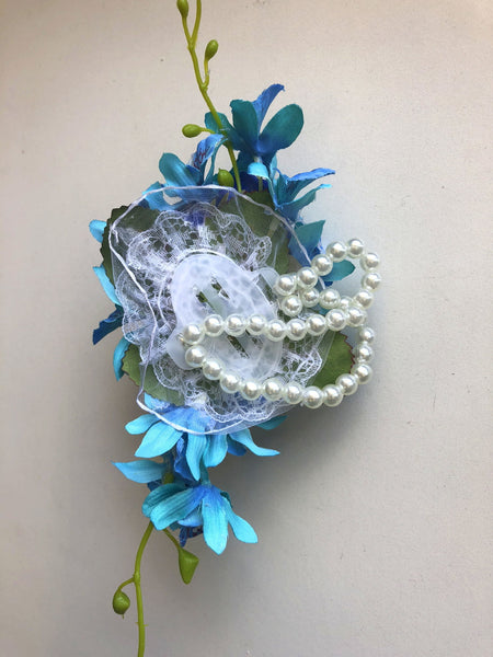 Turquoise corsage deals