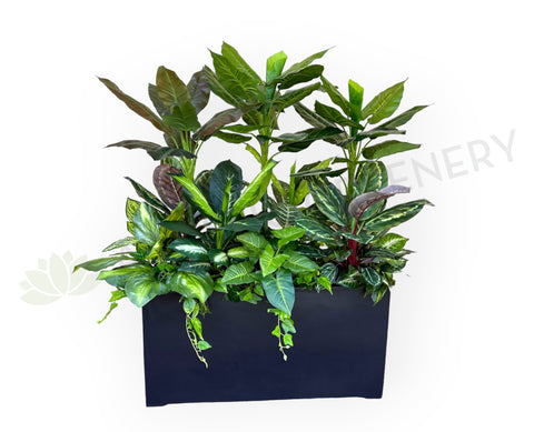 Artificial Mixed Plants in Planter Box 150cm Tall (used as divider) | ARTISTIC GREENERY