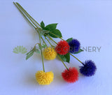 F0209-S92 Faux Thistle Stem 60cm 3 colours | ARTISTIC GREENERY