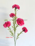 F0469 Silk Carnation Spray 90cm Pink / Purple | ARTISTIC GREENERY AUSTRALIA