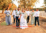 Teardrop Bouquet - Blue, White & Blush - Kelly M - custom made wedding bouquet Australia | ARTISTIC GREENERY