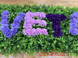 Memorial Flower with Personalised Name / Symbol 120 cm Length x 45cm Height - SYM0057