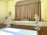 For Hire - Pastel Colour Floral Arch - Freestanding (Code: HI0063)