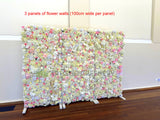 For Hire - Flower Wall (White & Pink) 210 x 210cm SALE $250 Hire Fee