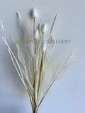 SP0460 Dried Style Pampas Grass with Bunny Tails 59cm White | ARTISTIC GREENERY
