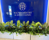 WA Psychiatry & ADHD Clinic (East Perth) - Artificial Plants for Planters | ARTISTIC GREENERY