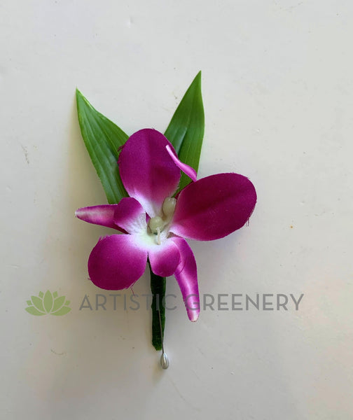 Artificial Flower Corsage & Buttonhole - Singapore Orchid - $53/set ...